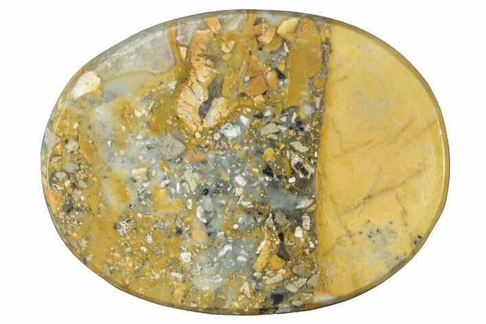 1.5" Polished Maligano Jasper Worry Stones - Photo 1